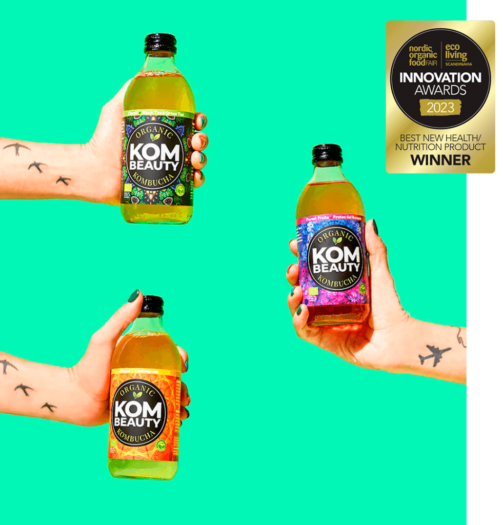 Kombeauty Kombucha tres nuevos sabores ganadores premio innovación